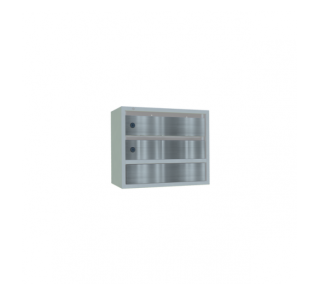 2-х секционный почтовый ящик «Орион М» с дверцами из нержавеющей стали